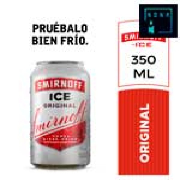 vodka smirnoff lata 350ml.